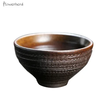 Liela Keramikas Tējas Tase Teaware Kung Fu Tējas Komplekts Kausa Houseware Porcelāna Keramika, Rupju Teacup Tējas Trauks