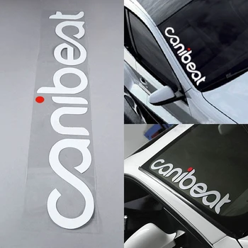 CANIBEAT Hellaflush Grafiskais Priekšējā Vējstikla Vinila Decal Auto Sporta Uzlīme Accesorios