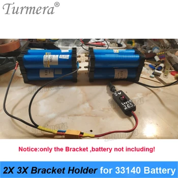 Turmera 2X 3X Turētājs Turētājs 3.2 V 33140 Lifepo4 Baterijas Droša Pret Vibrāciju, Plastmasas korpuss, kas Saliktas Akumulatoru Lietošanas 10PCS