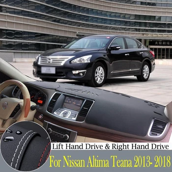 Augstas kvalitātes ādas instrumentu panelis aizsardzības pad un gaismas necaurlaidīgs spilventiņu Nissan Altima Teana L33 2013. - 2018.gadam auto piederumi