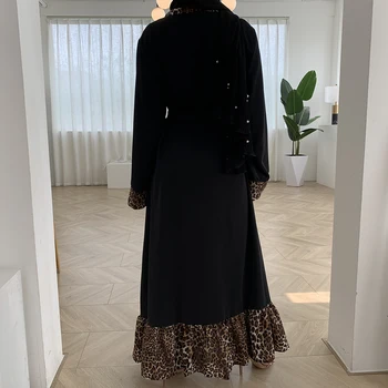 Eid Mubarak Kaftans Abaya Dubaija Kimono Musulmaņu Kleita, Hijab Turcija Islāmu Apģērbs, Drēbes, Longue Abayas Sievietēm Vetement Femme