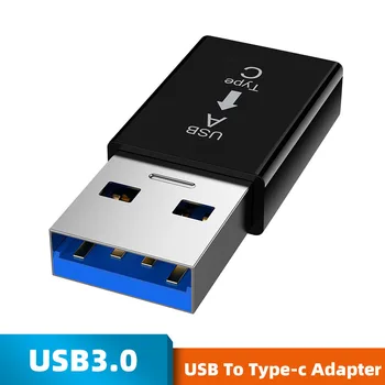 Ir 2021. USB C OTG Adapteri Ātri USB 3.0 C Tipa Adapteris MacbookPro Xiaomi Huawei Mini USB Adapteris Tips-C OTG Kabelis Konvertētājs