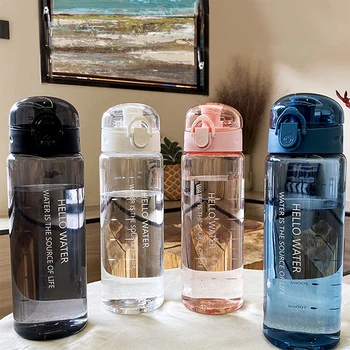Ūdens pudele sporta 780ml Plastmasas Portable Ūdens Pudeli Dzeramā Tējas Krūze Āra Sporta Tūrisma Piederumi Kafijas Virtuves Rīki