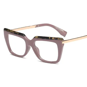Kvadrātveida Recepšu Brilles Sievietēm Rāmji Luksusa Zīmolu Pārredzamu Lēcu Classic Retro Melnās Brilles Vīriešiem Tuvredzība Rāmji, Brilles