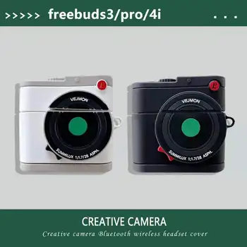 Par huawei freebuds 4.i gadījumā,3D Kamera Gadījumā freebuds pro Mīksta Silikona Austiņas Austiņas Vāks huawei freebuds3