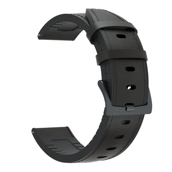 Par Xiaomi Haylou RT LS05S Siksnas Watchband Aproce 20 22mm silikona +Ādas Wriststrap Ātri Releas aproce Par Haylou LS02