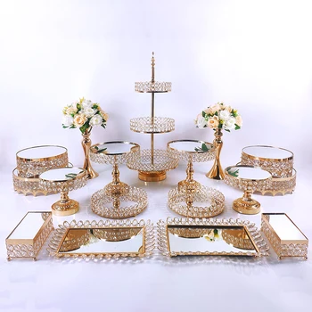 17pcs Kāzu Displejs kūka stāvēt kūku paplātes kūka rīki mājas apdare deserta galda dekorēšanas puses piegādātājiem
