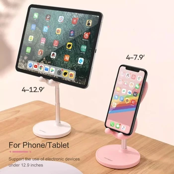 Cute Bunny Sytle Regulējams Galda Tālruņa Turētājs Darbvirsmas Portatīvo Tablete Tālruņa Turētājs Stāvēt iPhone iPad Planšetdatoriem