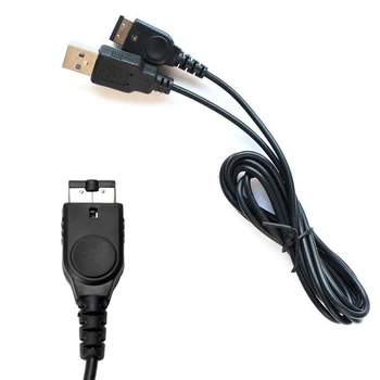 Melns Premium datu kabelis USB Uzlādes Kabelis 1,2 M Iepriekš Līnija uz GBA SP Nintendo GameBoy DS NDS