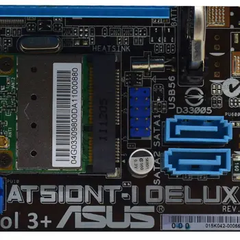 AT5IONT-I DELUXE Par ASUS Atom D525, Intel NM10 Mātesplate Atbalsta dual-channel DDR3HDMI Izmantot Pamatplates PCI-E X4 slots mini itx