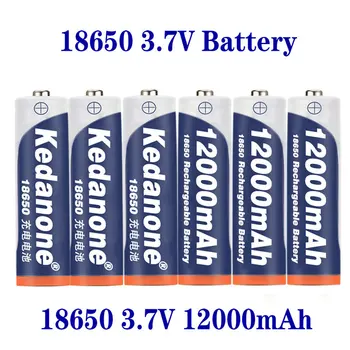 1-10pcs 18650 Bateriju Akumulators 3,7 V 18650 12000mAh Jaudas Litija-jonu Akumulators bateriju Lāpu Akumulators
