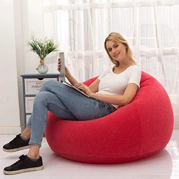 PVC 2 Krāsu Gaisa Gulta Dīvāns ir Piepūšams Portatīvo Kempings Dīvāns sauļošanās krēslu Slinki Guļ Krēslu Āra Piederumi Pārgājienu Rīki Dropship