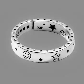 Oriģināls Dizains, Tautas Moon Star Pirksta Gredzenu Vienkārši Gredzeni, Sievietēm, Kāzas, Saderināšanās Rotas, Dāvanas