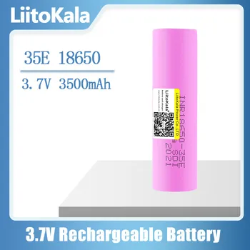 JAUNU Liitokala 35E sākotnējā jauda 18650 litija akumulators 3500mAh 3.7 v, 25A lielu jaudu INR18650 elektriskie instrumenti,
