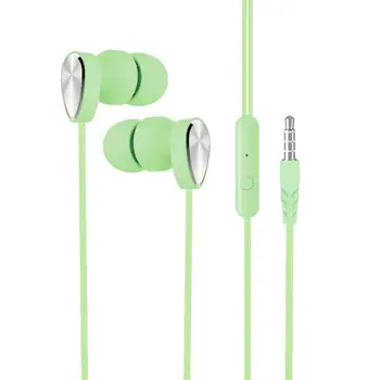 L106 3.5 mm Plug Dinamisku Vadu Smago Bass Stereo In-ear Tālruņa Austiņas ar Mic In-ear Tālruņa Austiņas