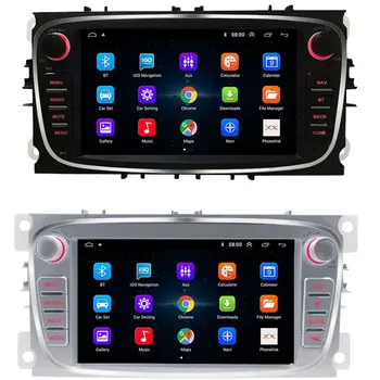 Android Automašīnas Radio, GPS Navigācija Multivides Video Atskaņotājs 2 Din Auto radio 2 Din Navigācija Wifi FORD/Focus/ - S-MAX/Mondeo/C-MAX