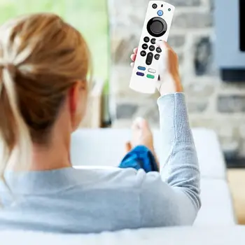 Smart TV Tālvadības Aizsardzības Gadījumā, Silikona Apvalks Tālvadības pults Vāciņu Gadījumā Alexa Balss Tālvadības Lite/Uguns TV Stick