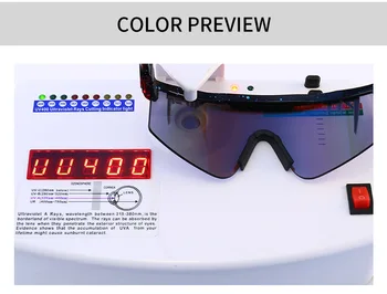 Ir 2021. Modes Atdzist Flat Top Vairogs Stilu, Pretvēja Saulesbrilles VIPER Zīmola Āra Sporta Balstiekārta, Saules Brilles Oculos De Sol UV400