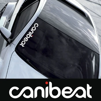 CANIBEAT Hellaflush Grafiskais Priekšējā Vējstikla Vinila Decal Auto Sporta Uzlīme Accesorios
