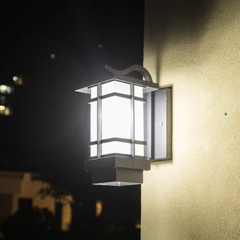 LED gaismas ūdensizturīgs sconce uz virsmas montēta āra Koridora garden villa apgaismojums retro sienas lampas ēsmas zivtiņu vadi salīdzinot Lampe murale