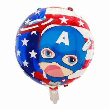 50gab 18inch Brīnums Captain America Zirnekļcilvēka Video Spēli, Folija Baloni, Bērnu Dušas Apdare, Dzimšanas dienas svinības Dekors Bērniem Rotaļlietas