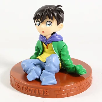 Detective Conan Edogawa Konan Kudou Shinichi PM Attēls Kolekcionējamus PVC Modelis Rotaļlietas