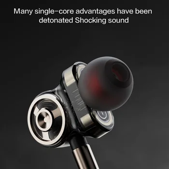 Augstas Kvalitātes QKZ CK10 In Ear Austiņas Austiņas Stereo Sporta Ar Mikrofonu HIFI Subwoofer Austiņas Earbuds