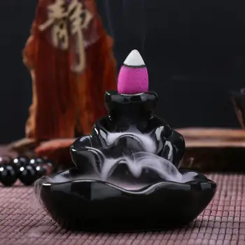 Keramikas Mūks/Lotus Formas Mini Buda Vīraka Kvēpināmais Trauks Sālsūdenim Vīraka Turētājs Vīraks Degļu Mājas Biroja Tējnīca, Radošo Dekori