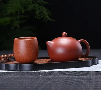 Violetā Māla Keramikas Tējas Tase Teaware Tējas Komplekts Roku Darbs Teacup Tējas Tase Uzstādīt Kung Fu Tējas Komplekts Ķīnas Tējas Komplekts Tējas Komplekts Kauss