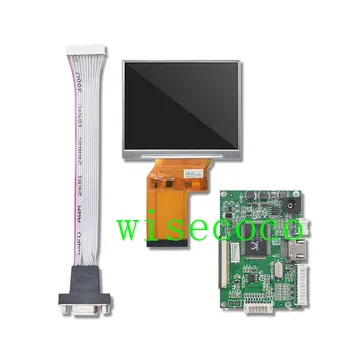 3.5 collu 640*480 LCD JT035IPS02-V0 Ekrāna Displeja Kontrolieris Diska Kuģa PDA