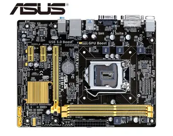 Par ASUS H81M-K LGA 1150 Sākotnējā Izmanto Desktop Intel H81 Mātesplati DDR3 USB3.0 SATA3 PCI-E3.0 padomēs slaes