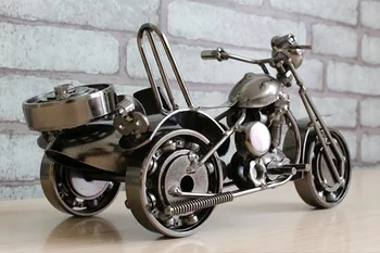 Antīko Ironwork Pusē Tricikls Motocikla Modeli, Nostalgic Personības Mājas Galda Dzīvo Jamo Istabu Apdares Party Biznesa Dāvanas