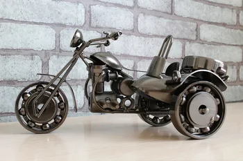 Antīko Ironwork Pusē Tricikls Motocikla Modeli, Nostalgic Personības Mājas Galda Dzīvo Jamo Istabu Apdares Party Biznesa Dāvanas