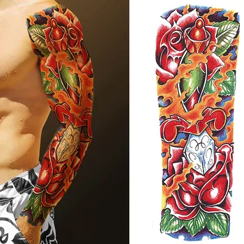 Mājas dekori ir 2021. 8PC Vīriešiem un Sievietēm Rokas Tetovējums Pagaidu Tetovējumu Uzlīmes Viltus Tetovējums Karstā 3D Ūdensizturīgs