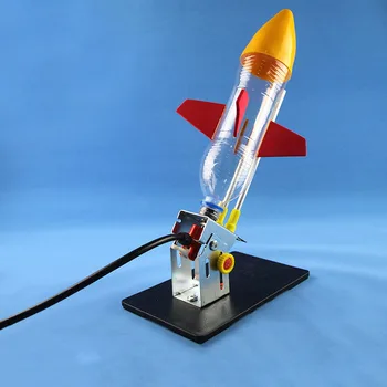 Gaisa hidrodinamiskais Raķešu Palaišanas Āra Rotaļlieta Lēkt Reaktīvo dzinēju Palaidēju, Ūdens Powered Rocket automatizētās Fizikas Eksperimentiem 3