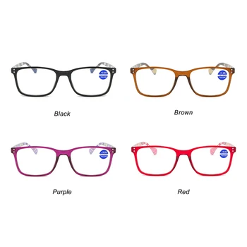 UVLAIK Zilā Gaisma Pretbloķēšanas Lasīšanas Brilles Sievietēm, Vīriešiem, Ultravieglajiem Sveķu vecuma tālredzība Brilles Hyperopia Brilles Pret Nogurumu