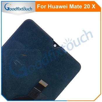 LCD Displejs Priekš Huawei Mate 20 X LCD+Touch Screen Digitizer Montāža Huawei Mate20 X MT20X Rezerves Daļas