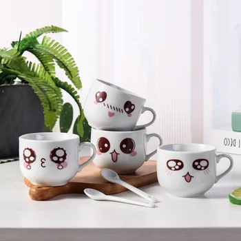 Radošās keramikas ūdens kauss cartoon kafijas tasi reklāma tiek atvērts, lai push dāvanu cup krūze