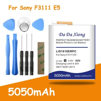 5050mAh LIS1618ERPC Akumulators Sony Xperia XA (F3111) E5 F3116 F3115 F3311 F3313 F3112 G3121 G3123 G3125 G3112 G3116