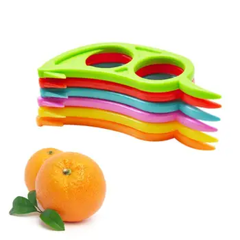 Citrus Peeler Plastmasas Augļu Apelsīnu Atvērt Attvaicētājs Pīlings Virtuves Viegli Tīrīt Skaistas Formas Konfektes Krāsu Projektēšanas Rīki