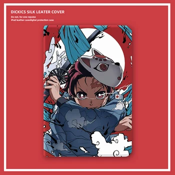 Manga Demon Slayer Gadījumā ar Apple iPad 2 3 4 Flip Stends Gadījumos Japānas Anime Tanjirou PU Ādas iPad Pro Gaisā 1 2 3 Segtu Coque