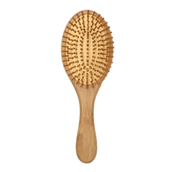 Koka Lāpstiņu Matu Suka atdaloša viela Hairbrush Galvas Masāža Sievietēm, Vīriešiem, Mājas Salons Frizieru Instruments, Ķemme Anti-Static Samazināt