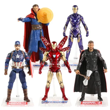 Marvel Iron Man MK85 MK49 Ārsts Dīvaini Thor Captain America 7