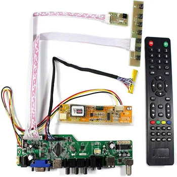 Jaunu TV56 Komplekts LTN141P4-L01 LTN141P4-L02 LTN141P4-L03 LTN141P4-L04 TV+HDMI+VGA+AV+USB LCD LED ekrānu Kontrolieris Valdes Vadītāja