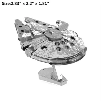 Star Wars Metāla Montāža Modeli Puzzle R2D2 X-wing Fighter Tūkstošgades ATAT BB8 Modelis Komplekti DIY lāzergriešanas Montēt Rotaļlietas, Atjautības Dāvanu