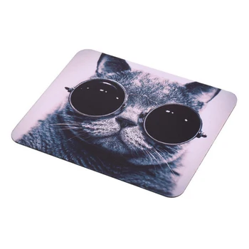 Gudrs Saulesbrilles Peles Paliktņa Kaķis neslīdoša Portatīvo Desktop, Klēpjdatoru Peles Paliktņa Ar Iespiests Raksts Britu Zilais Kaķis Klēpjdatoru Peles Paliktņa