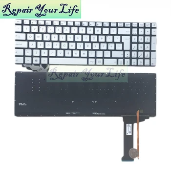 Portatīvo datoru Tastatūras apgaismojums par Asus N551 N551J N551JK N551JM N551JQ N551ZU N552 N751 N752 PO portugāles Nomaiņa klaviatūras jaunas