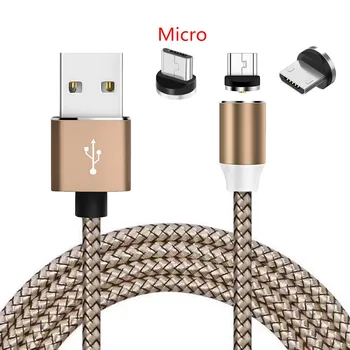 Magnētiskā Micro USB Uzlādes Kabelis alcatel 1s QC 3.0 Fast charger Samsung A3 A5 Līdz 2016. J3 J7 A6 A7 2018 Huawei Y5 Y7 P Smart 2019