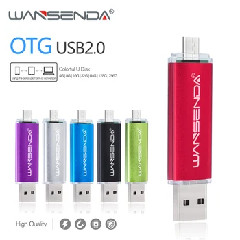 WANSENDA Daudzfunkcionālo USB Flash Drive key USB Stick 16GB 32GB Pen Drive 64GB, 128GB un 256 gb Pendrives USB 2.0 Flash Drive