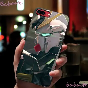Babaite Rx-78-2 Gundam melnais Tālrunis Lietā Korpusa iPhone 8 7 6 6S Plus X XS MAX 5 5S SE XR 11 11pro promax 12 12Pro Promax